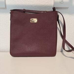 Michael Kors Burgundy Crossbody Bag